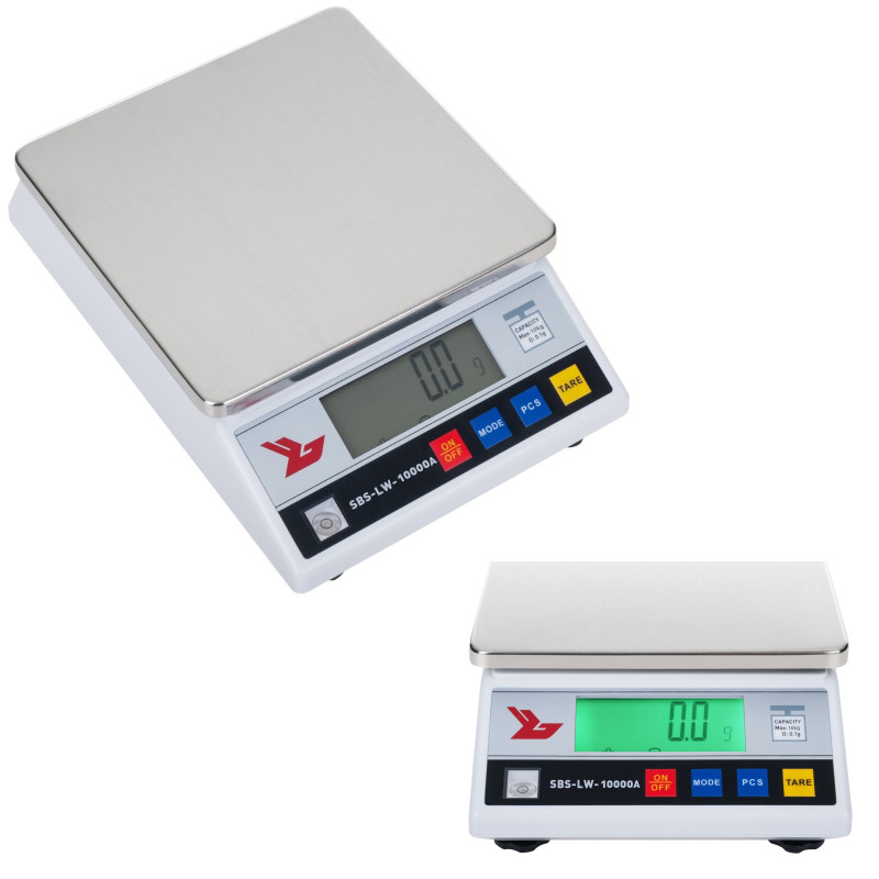Tiksli skalė SBS-LW-10000A LCD tiksli nuo 0,1 g iki 10 kg