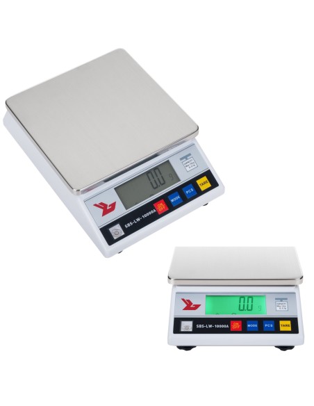 Tiksli skalė SBS-LW-10000A LCD tiksli nuo 0,1 g iki 10 kg Tiksli skalė SBS-LW-10000A LCD tiksli nuo 0,1 g iki 10 kg