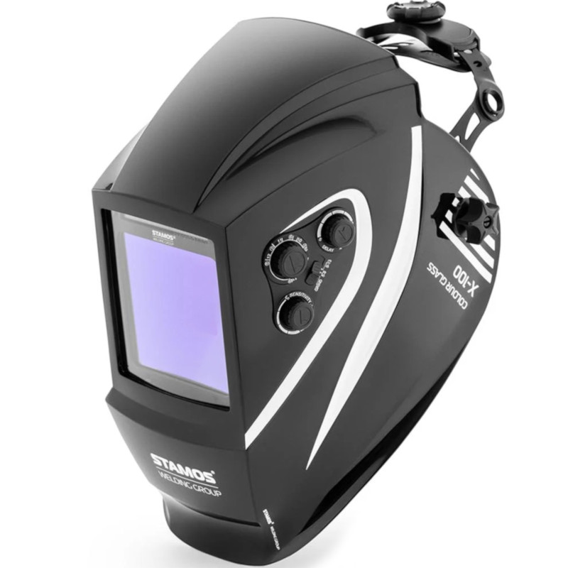 
Automatinė suvirinimo šalmo kaukė su spalvotu lauku COLOR GLASS X-100
