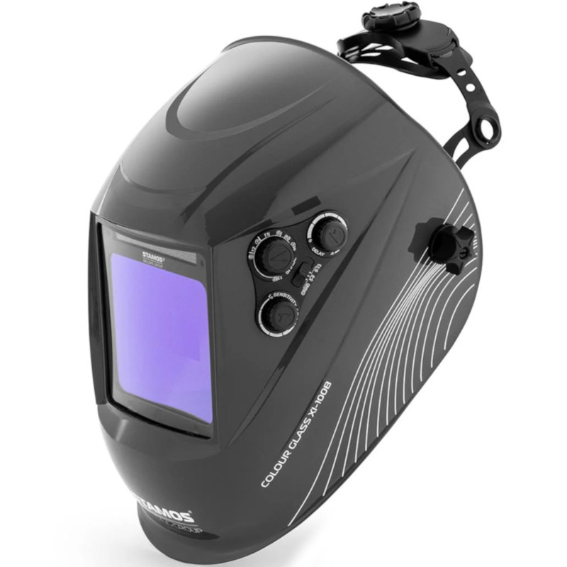 
Automatinė suvirinimo šalmo kaukė su spalvotu lauku COLOR GLASS XI-100B
