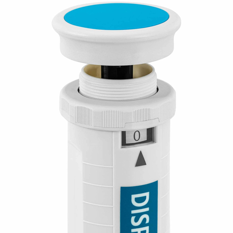 Laboratorinis buteliukų dozatorius su atbuliniu vožtuvu 10-60 x 1 ml