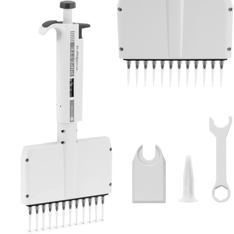 Laboratorinė pipetė, 12 kanalų, rankinė, 0,005-0,01 ml
Laboratorinė pipetė, 12 kanalų, rankinė, 0,005-0,01 ml