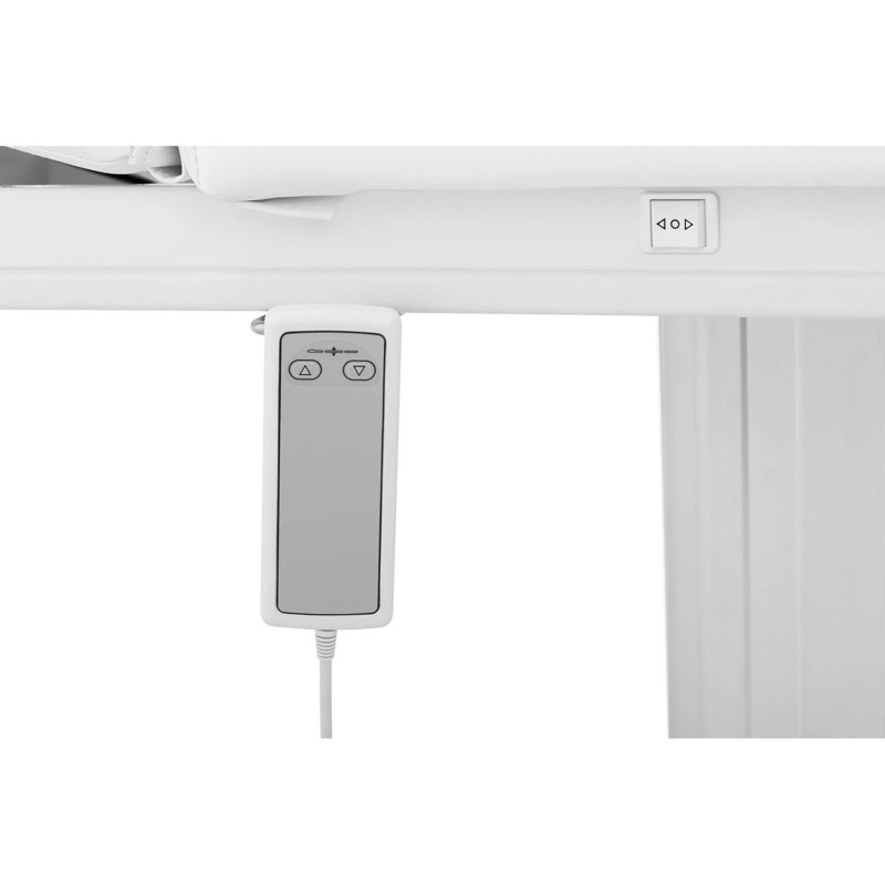 Lova, stalas, kosmetinė masažinė kušetė, elektrinė, 175 kg LIMOGES - balta