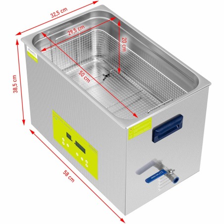 Ultragarsinis vonios valiklis LED valytuvas 30l 600W
 
Ultragarsinis vonios valiklis LED valytuvas 30l 600W