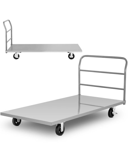 
Platforminis sandėlio transportavimo vežimėlis iki 500 kg
