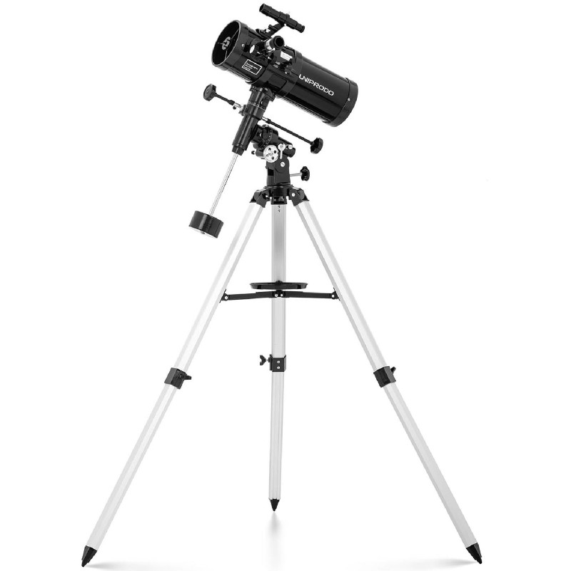 Niutono astronominis teleskopas Uniprodo 1000 mm sk. 114 mm