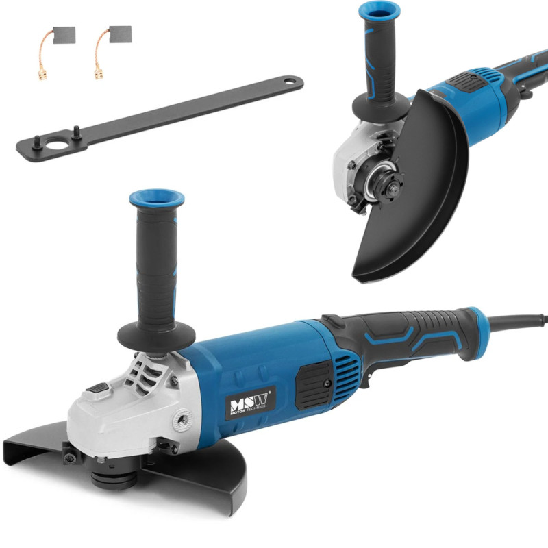 
Kampinio šlifuoklio elektrinis diskas 230 mm 6500 aps./ min 2000 W
