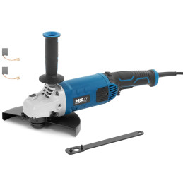 
Kampinio šlifuoklio elektrinis diskas 230 mm 6500 aps./ min 2000 W
