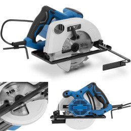 
Rankinis diskinis pjūklas sk. 165 mm 1300 W 0-45 laipsnių
