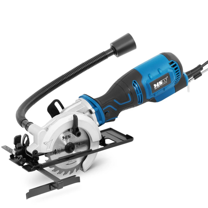 Mini rankinis diskinis pjūklas sk. 115 mm 705 W 0-45 laipsniai
