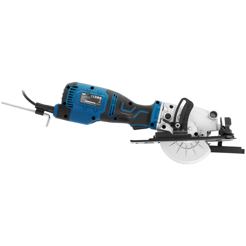 Mini rankinis diskinis pjūklas sk. 115 mm 705 W 0-45 laipsniai