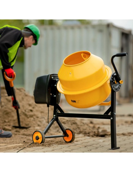 Betono maišyklė elektrinė plieno maišyklė 63 l 220 W
 
Betono maišyklė elektrinė plieno maišyklė 63 l 220 W