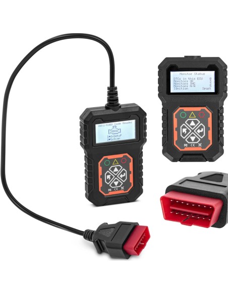 
OBD2 DTC VIN/ ID/ CVN automobilio diagnostikos testeris
