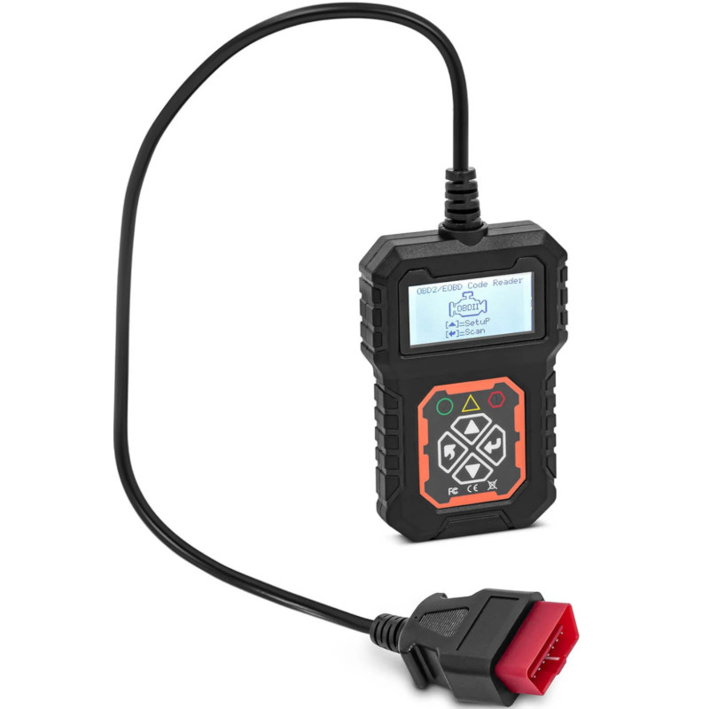 
OBD2 DTC VIN/ ID/ CVN automobilio diagnostikos testeris
