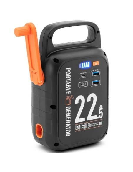 Nešiojama maitinimo bloko įkrovimo stotelė su švaistikliu 2 x USB 1 x USB-C 22,5 Ah LED
 
Nešiojama maitinimo bloko įkrovimo stotelė su švaistikliu 2 x USB 1 x USB-C 22,5 Ah LED