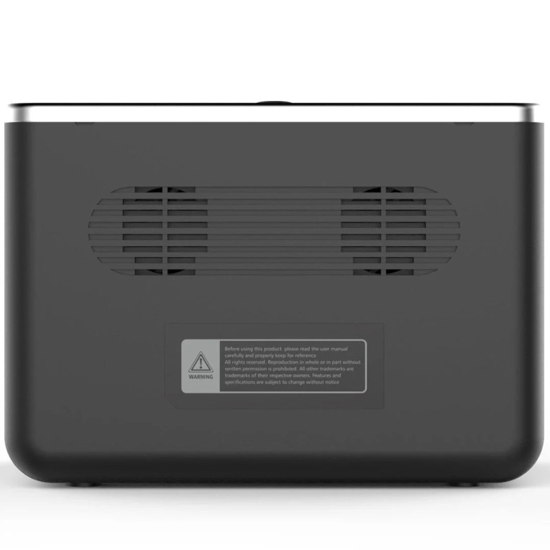 Nešiojamos elektrinės įkrovimo maitinimo blokas 4xUSB 2xUSB-C 1xDC 1xAC 40 Ah LED