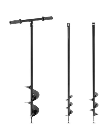 Gręžimo įrenginys, rankinis žemės sraigtas, 3 grąžtai, sk. 80 mm 100 mm 150 mm gylio iki 100 cm
 
Gręžimo įrenginys, rankinis žemės sraigtas, 3 grąžtai, sk. 80 mm 100 mm 150 mm gylio iki 100 cm