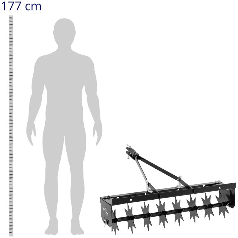 Skarifikacinis aeratorius žoliapjovei, 8 peiliai, 810 mm