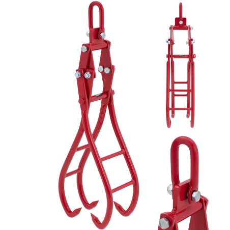 
Savaime užsifiksuojantis rąstų griebtuvas rąstams, rąstams, 1360 kg
