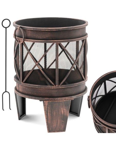 Metalinis sodo židinys su pokeriu 43 x 43 x 58 cm - ruda
 
Metalinis sodo židinys su pokeriu 43 x 43 x 58 cm - ruda