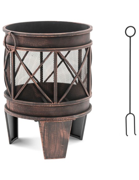 Metalinis sodo židinys su pokeriu 43 x 43 x 58 cm - ruda
 
Metalinis sodo židinys su pokeriu 43 x 43 x 58 cm - ruda