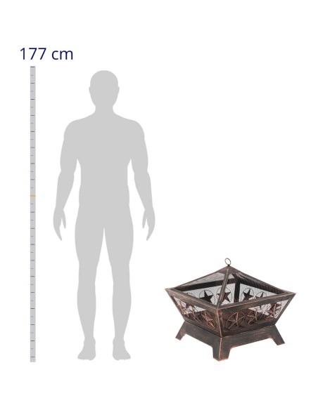 Metalinis sodo židinys su pokeriu 61 x 61 x 53 cm - ruda
 
Metalinis sodo židinys su pokeriu 61 x 61 x 53 cm - ruda