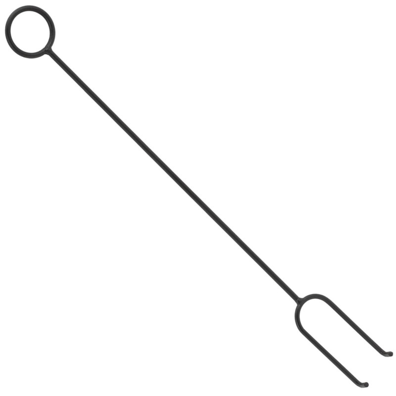 Metalinis sodo židinys su pokeriu 61 x 61 x 53 cm - ruda
