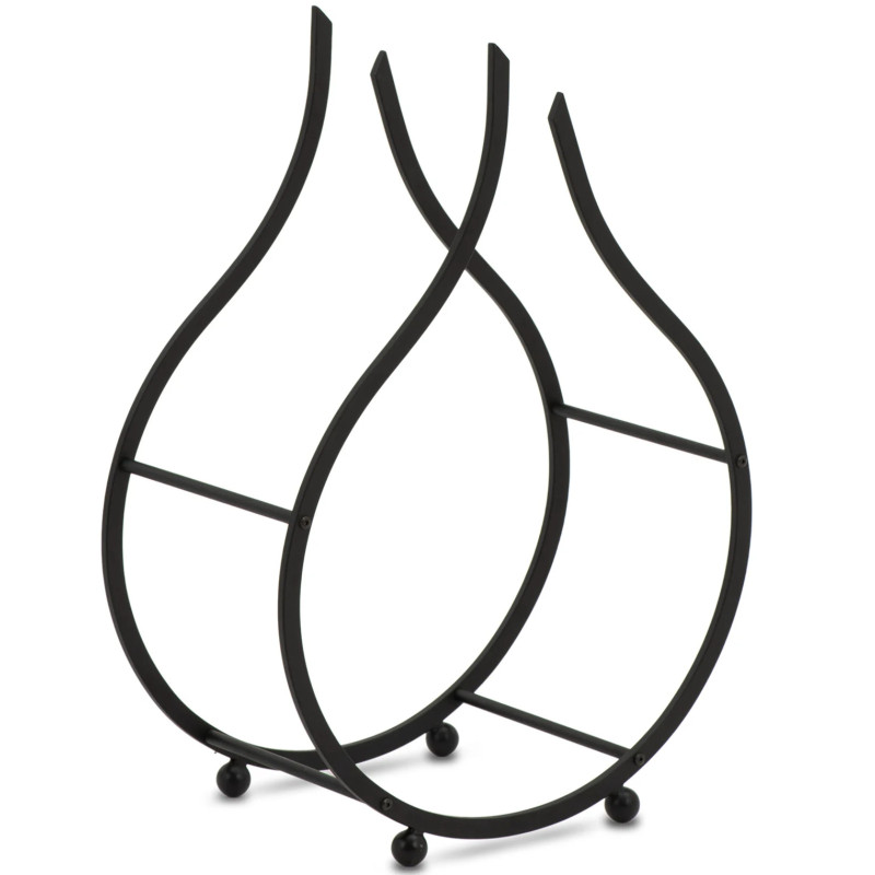 
Metalinis malkų stovas iki 25 kg - juodas

