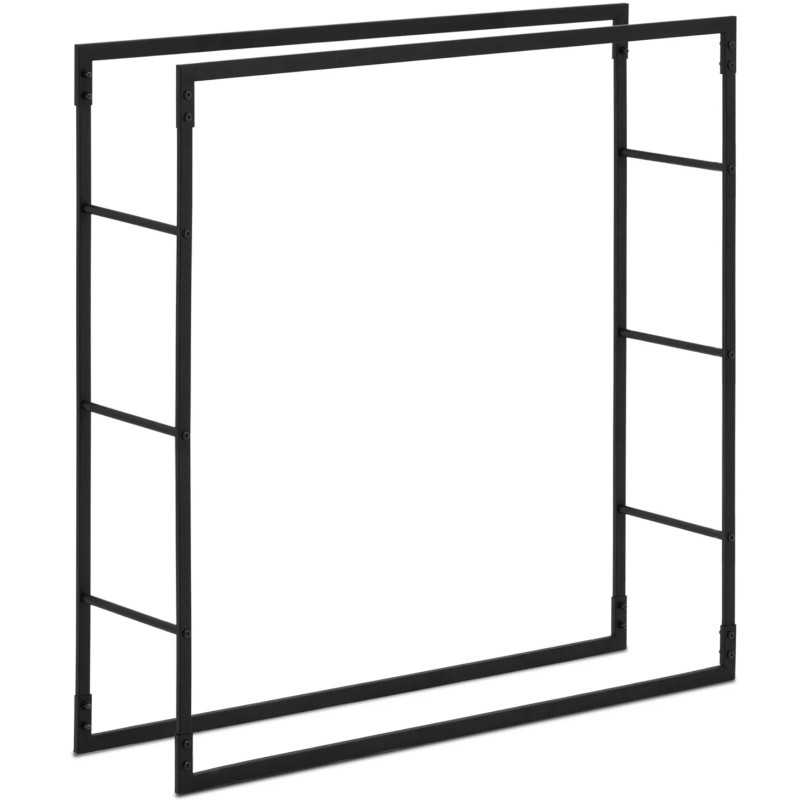 
Metalinis stačiakampis malkų stovas LOFT iki 35 kg 100 x 25 x 100 cm
