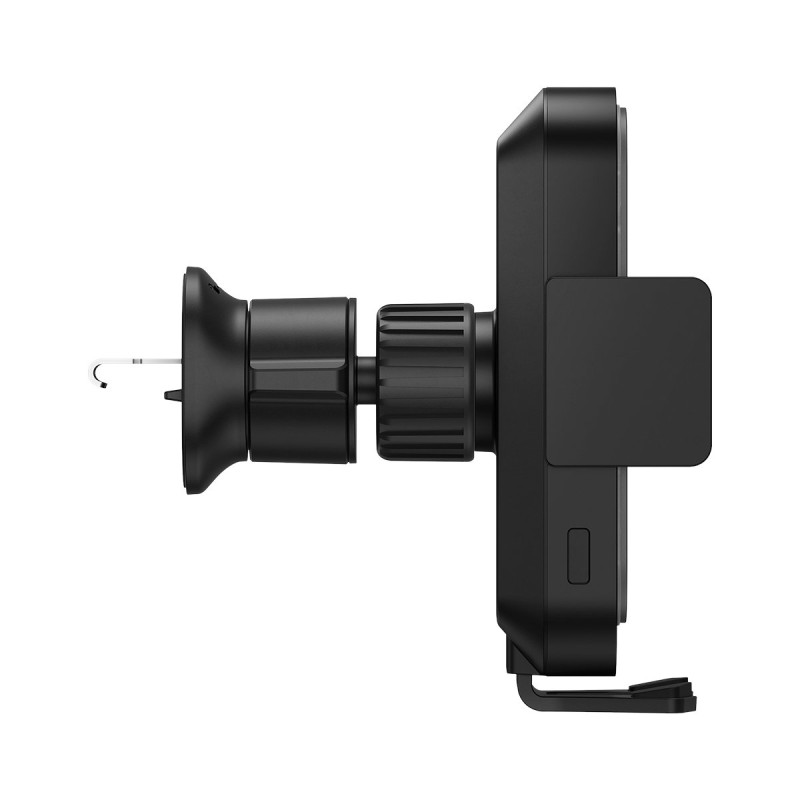 Halo automobilinis laikiklis telefonui su 15W indukciniu įkrovikliu popieriaus lapui juodas