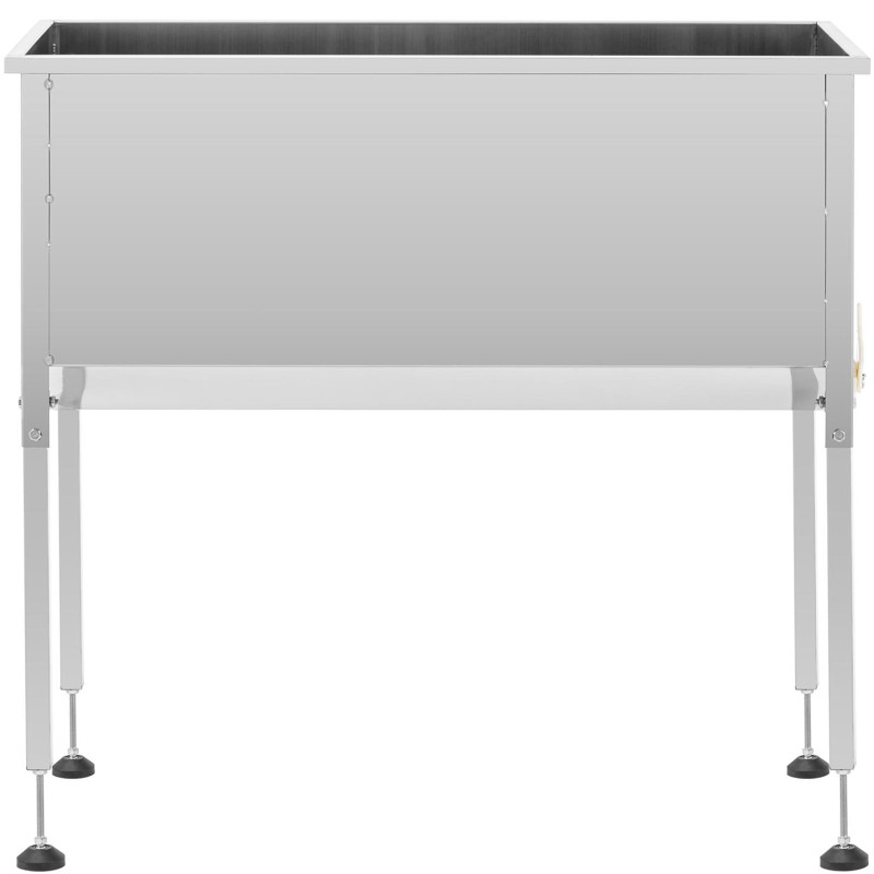 Bitininkystės vonios staliukas nerūdijančio plieno rėmams nuimti 104 x 50 x 100 cm