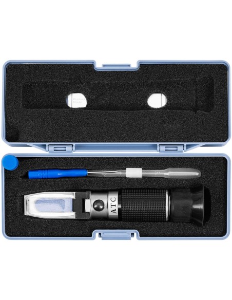 
Refraktometro matuoklis, skirtas 0,5% tikslumu meduje esančiam cukrui matuoti
