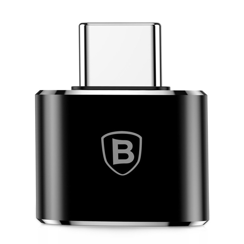 USB į USB-C OTG adapteris – juodas