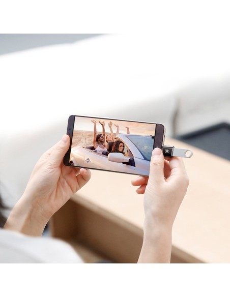 USB į USB-C OTG adapteris – juodas
 
USB į USB-C OTG adapteris – juodas