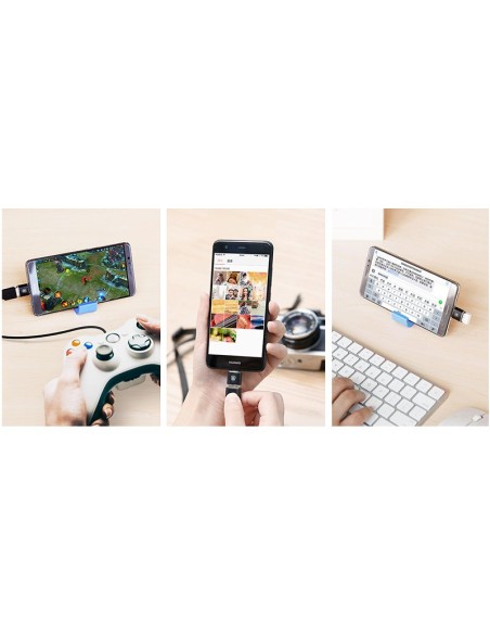 USB į USB-C OTG adapteris – juodas
 
USB į USB-C OTG adapteris – juodas