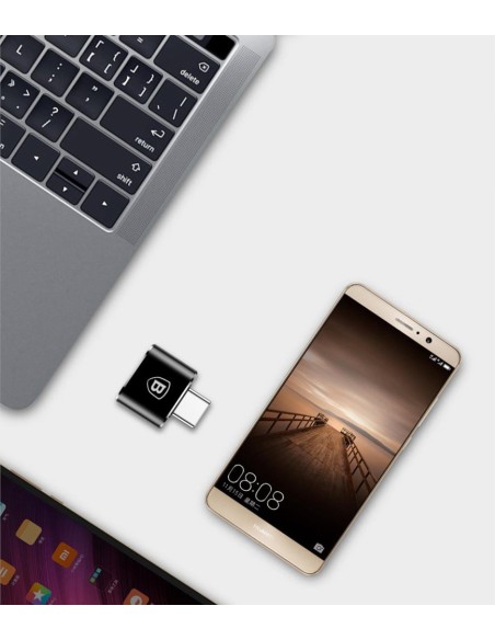USB į USB-C OTG adapteris – juodas
 
USB į USB-C OTG adapteris – juodas