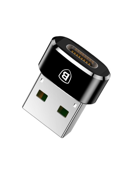 Mažas USB-C į USB kištuko adapteris – juodas
 
Mažas USB-C į USB kištuko adapteris – juodas