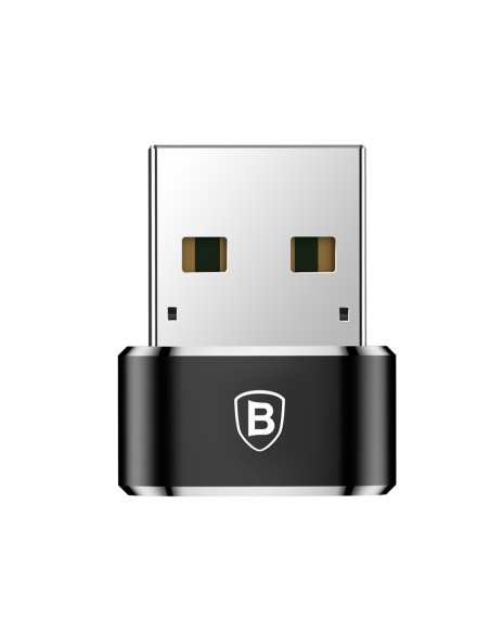 Mažas USB-C į USB kištuko adapteris – juodas
 
Mažas USB-C į USB kištuko adapteris – juodas