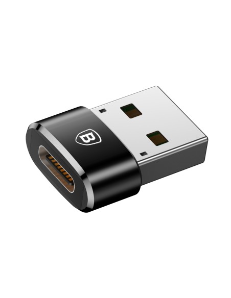Mažas USB-C į USB kištuko adapteris – juodas
 
Mažas USB-C į USB kištuko adapteris – juodas