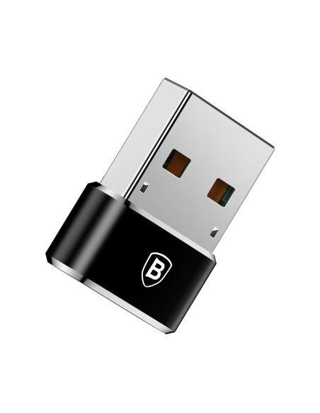 Mažas USB-C į USB kištuko adapteris – juodas
 
Mažas USB-C į USB kištuko adapteris – juodas