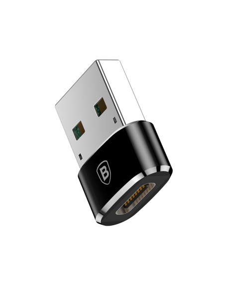 Mažas USB-C į USB kištuko adapteris – juodas
 
Mažas USB-C į USB kištuko adapteris – juodas