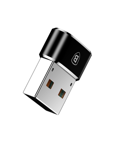 Mažas USB-C į USB kištuko adapteris – juodas
 
Mažas USB-C į USB kištuko adapteris – juodas