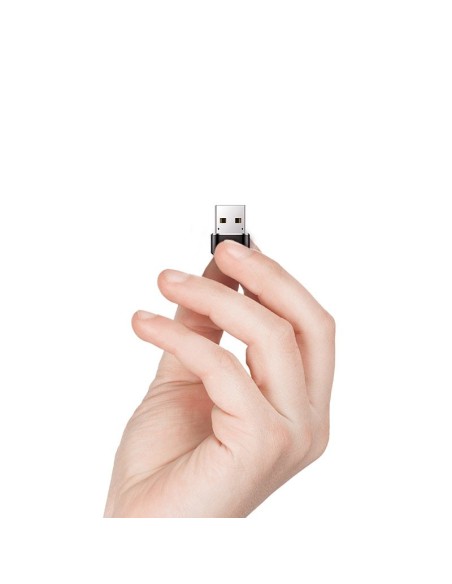 Mažas USB-C į USB kištuko adapteris – juodas
 
Mažas USB-C į USB kištuko adapteris – juodas