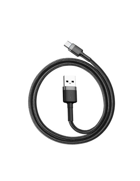 Patvarus pintas kabelis iš USB į USB-C QC3 0,5 m – juodas ir pilkas
 
Patvarus pintas kabelis iš USB į USB-C QC3 0,5 m – juodas ir pilkas