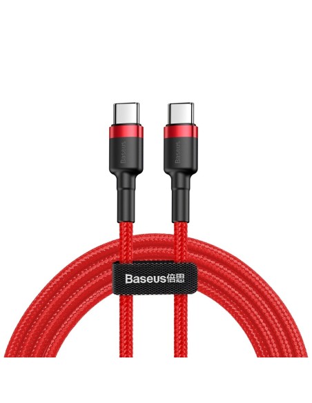 Patvarus pintas kabelis USB-C į USB-C QC3 1m – raudonas
 
Patvarus pintas kabelis USB-C į USB-C QC3 1m – raudonas