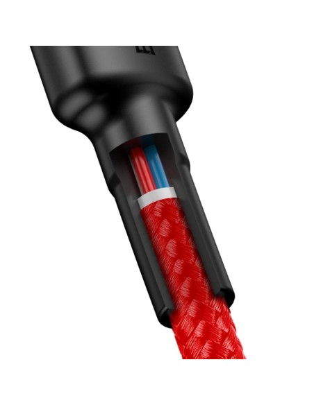Patvarus pintas kabelis USB-C į USB-C QC3 1m – raudonas
 
Patvarus pintas kabelis USB-C į USB-C QC3 1m – raudonas