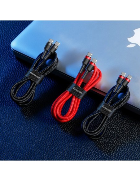 Patvarus pintas kabelis USB-C į USB-C QC3 1m – raudonas
 
Patvarus pintas kabelis USB-C į USB-C QC3 1m – raudonas