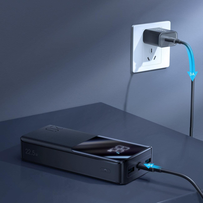 Powerbank 20000mAh 22,5W PD QC3.0 AFC juoda