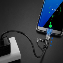 
USB-C į mikro USB adapteris – pilkas
