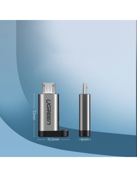 USB-C į mikro USB adapteris – pilkas
 
USB-C į mikro USB adapteris – pilkas